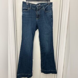 Wrangler Women's Dark Blue Flare Jeans